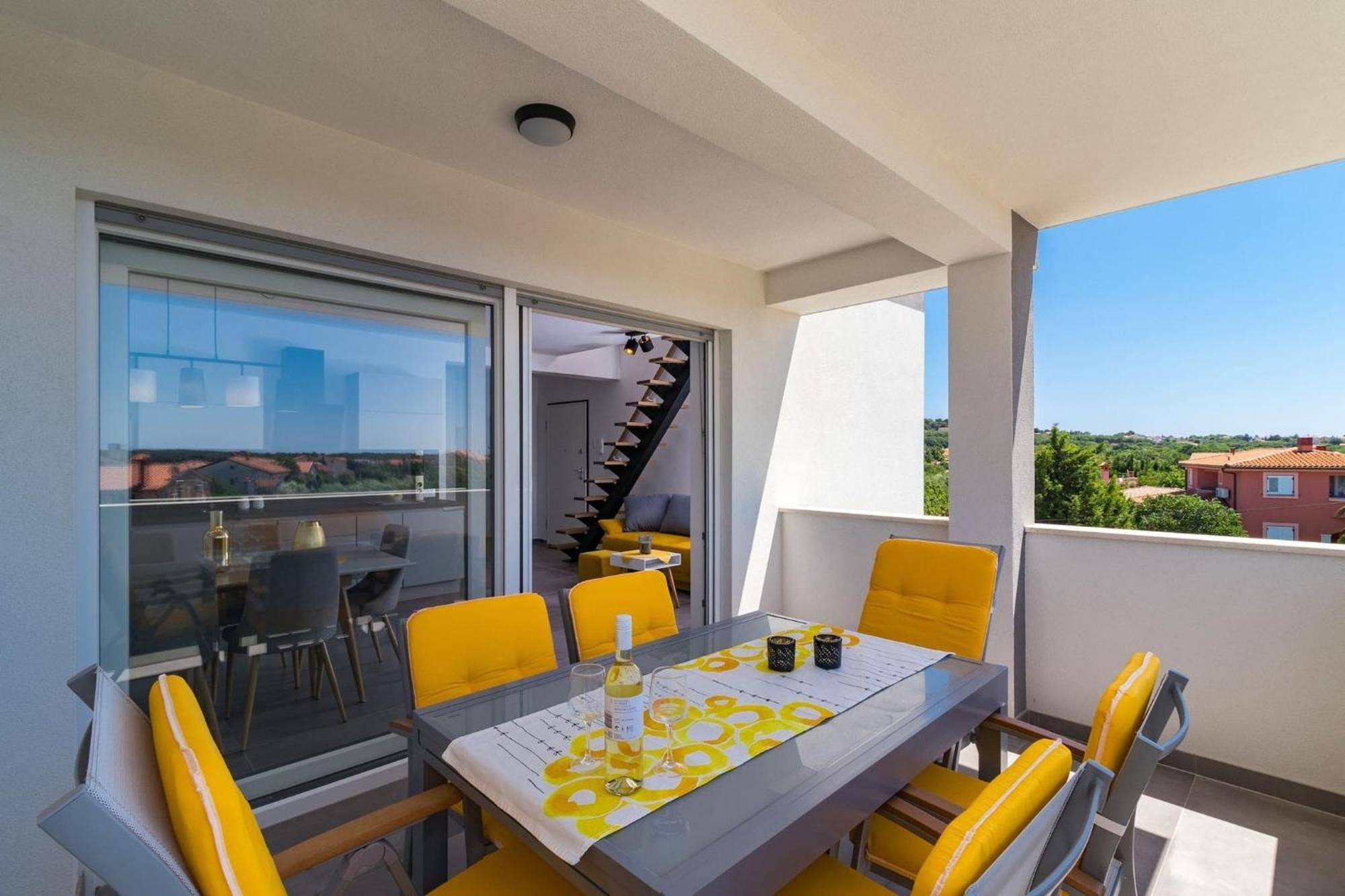 Penthouse Apartment Sax Medulin Eksteriør billede